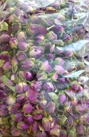 غنچه گل محمدی لاله زار کرمان | ممتاز صادراتی با عطر عالی - ۲۵ گرمی
