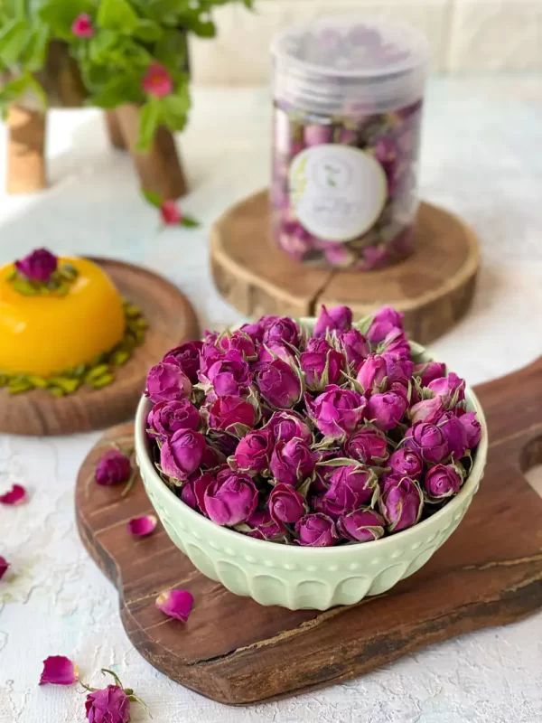 غنچه گل محمدی لاله زار کرمان | ممتاز صادراتی با عطر عالی 50 گرمی - تصویر 4
